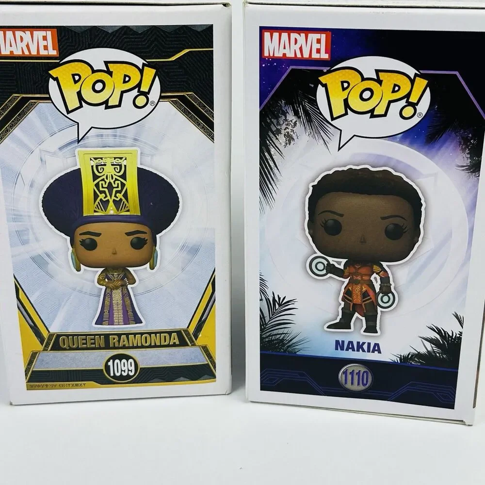 Funko Pop Lot of 4 Black Panther Wakanda Forever Queen Ramonda Nakia M’Baku NIB